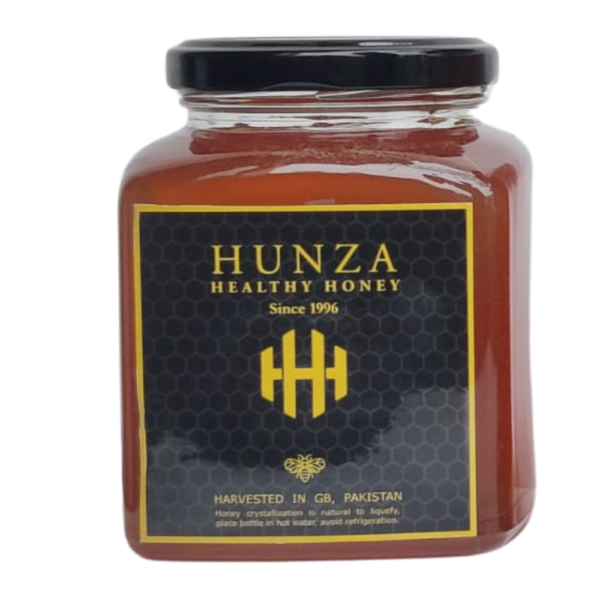 Russian-Olive-500g-Glass-Jar Hunza Healthy Honey